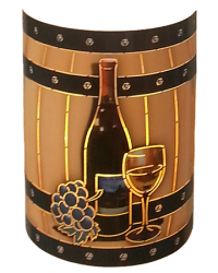 Wine Barrel Sconce